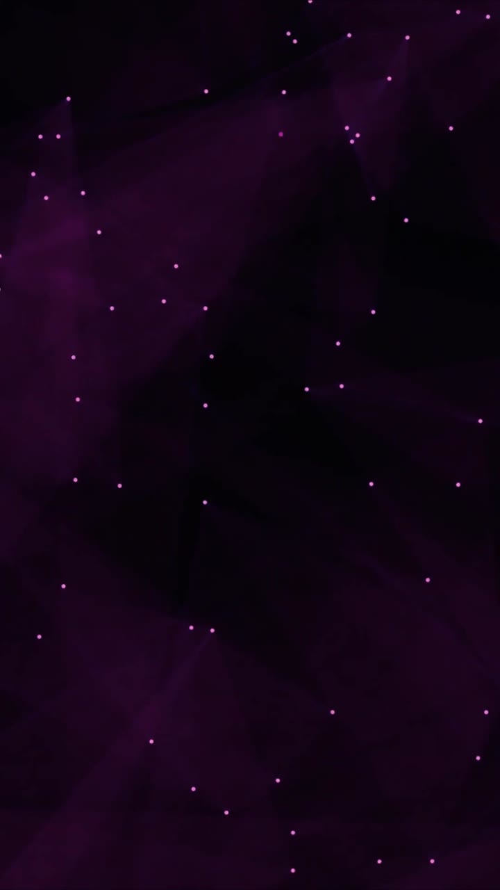 Rete Digitale Astratta a Plesso con Punti Viola Luminosi