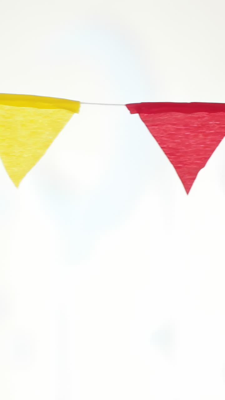 Colorful Triangular Flags