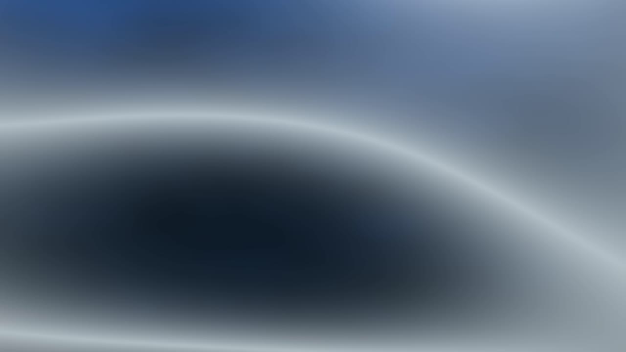 Smooth blue and white gradients flow slowly across the screen in a calm organic motion