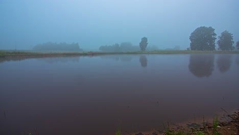 Time-lapse-of-lake-or-pond-in-nature