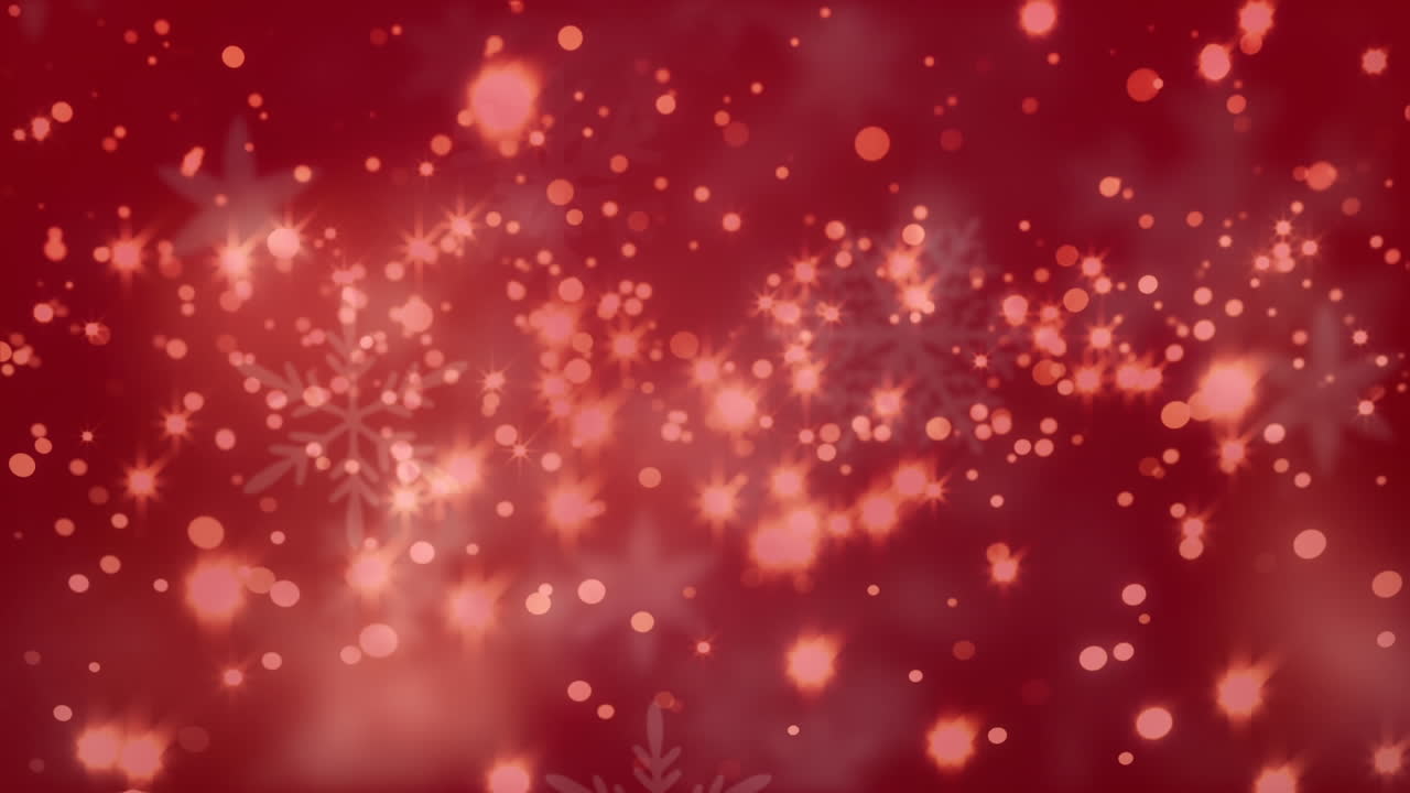 ⁇ 은 배경에 움직이는 눈송이와 빛의 반점