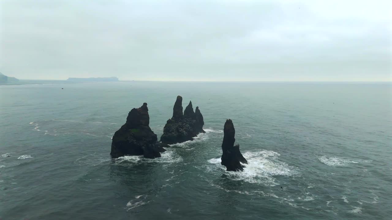 Dramatic Sea Stacks in Iceland