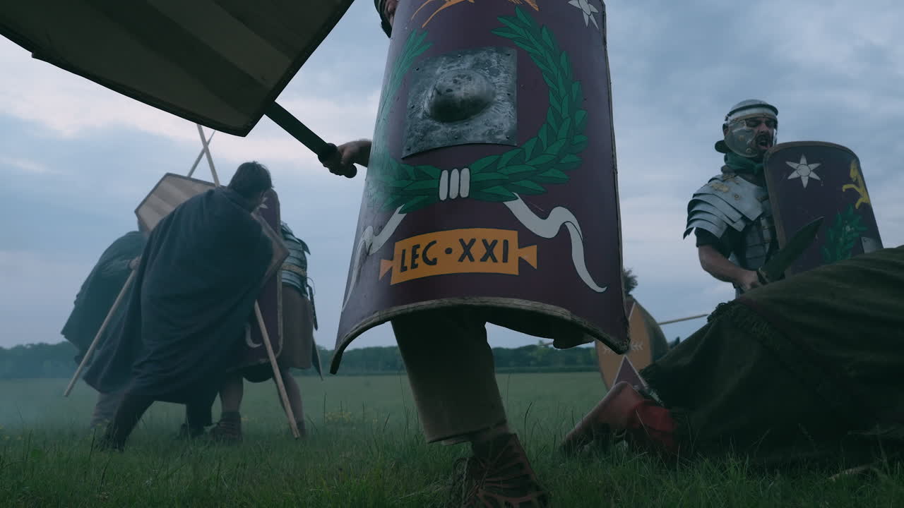 Roman Legion Battle Reenactment