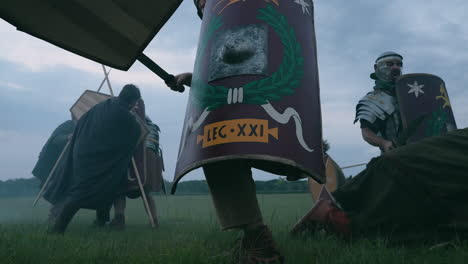 roman legion battle reenactment