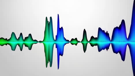 colorful sound waves