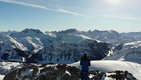 Blick-In-Die-Alpen-In-Lech,-Vorarlberg,-Österreich