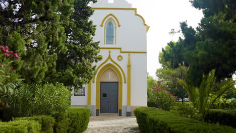 charming small church in a garden setting
