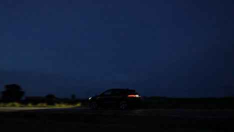 night road scene