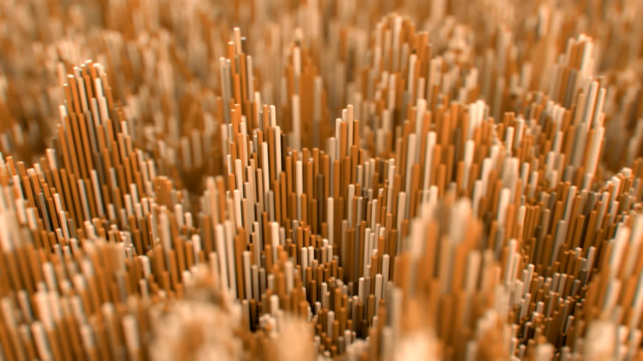 4k 추상적인 큐빅 파형