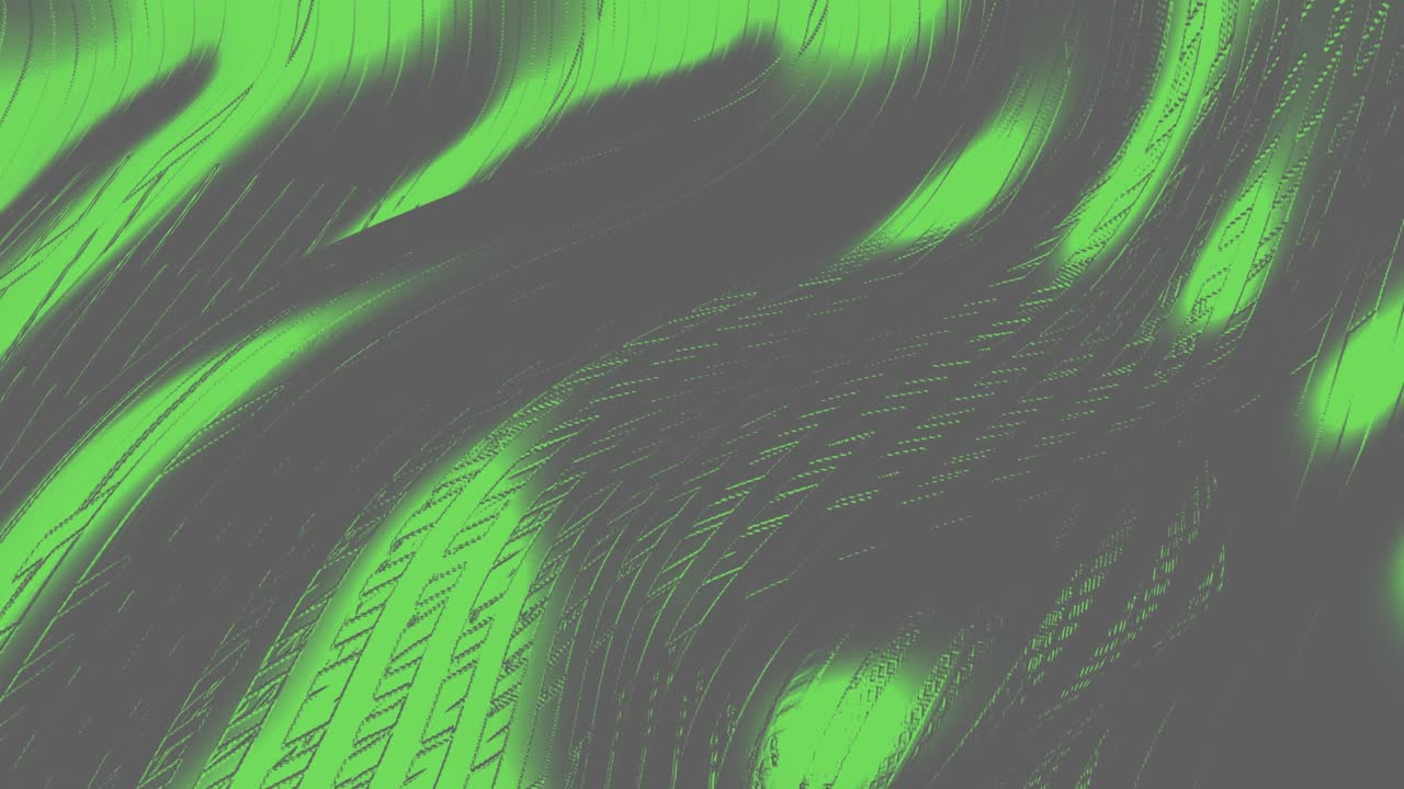 movimientos suaves de ondas verdes mágicas de tela texturizada.