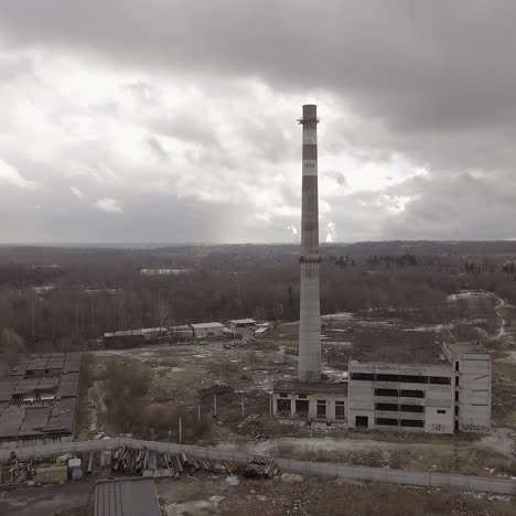 apocalyptic industrial landscape