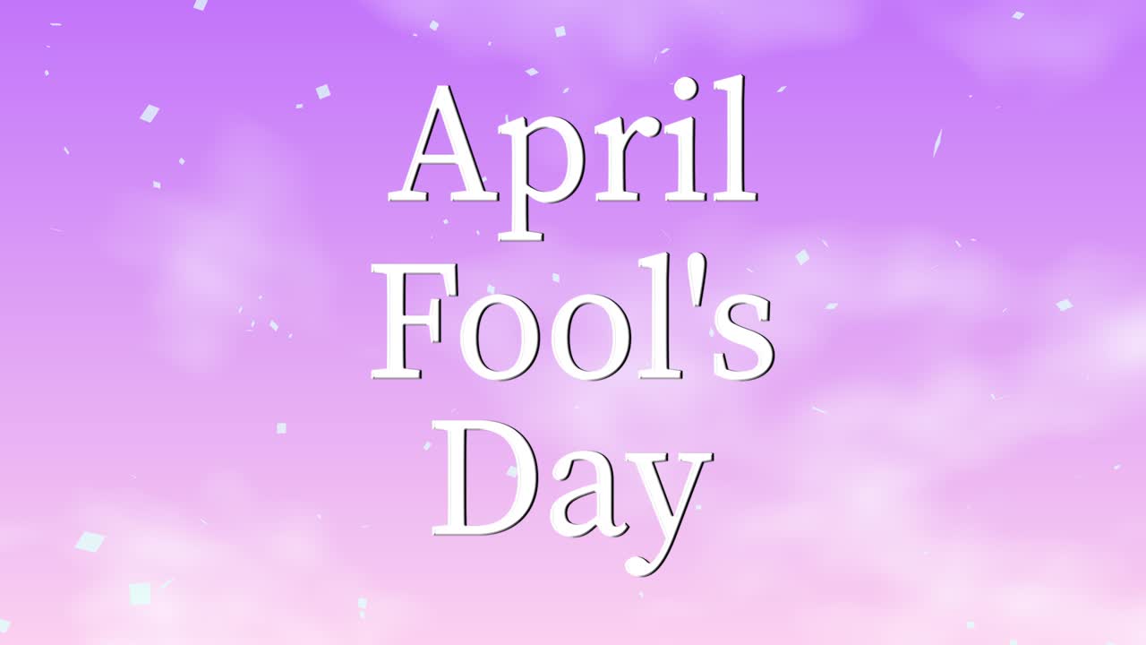 アプリル・フール - テキスト・アニメーション・モーション・グラフィックス