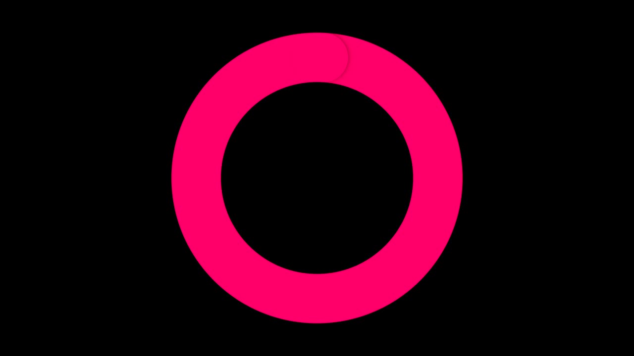 로딩, 진행 또는 버퍼링 검은 바탕에 회전 아이콘, 3d 렌더링