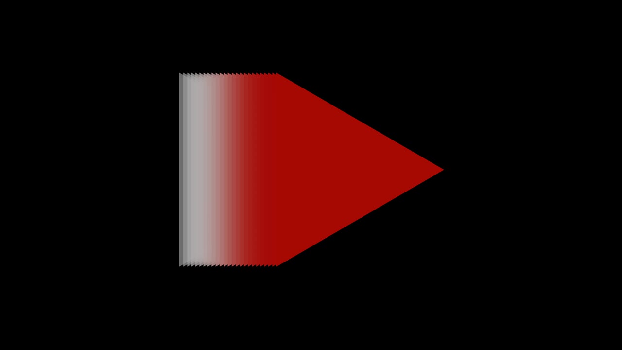 White and red gradient sequenced play buttons