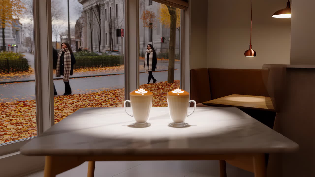 кофе в кафе