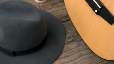 la cabeza del escritorio de los hipsters.