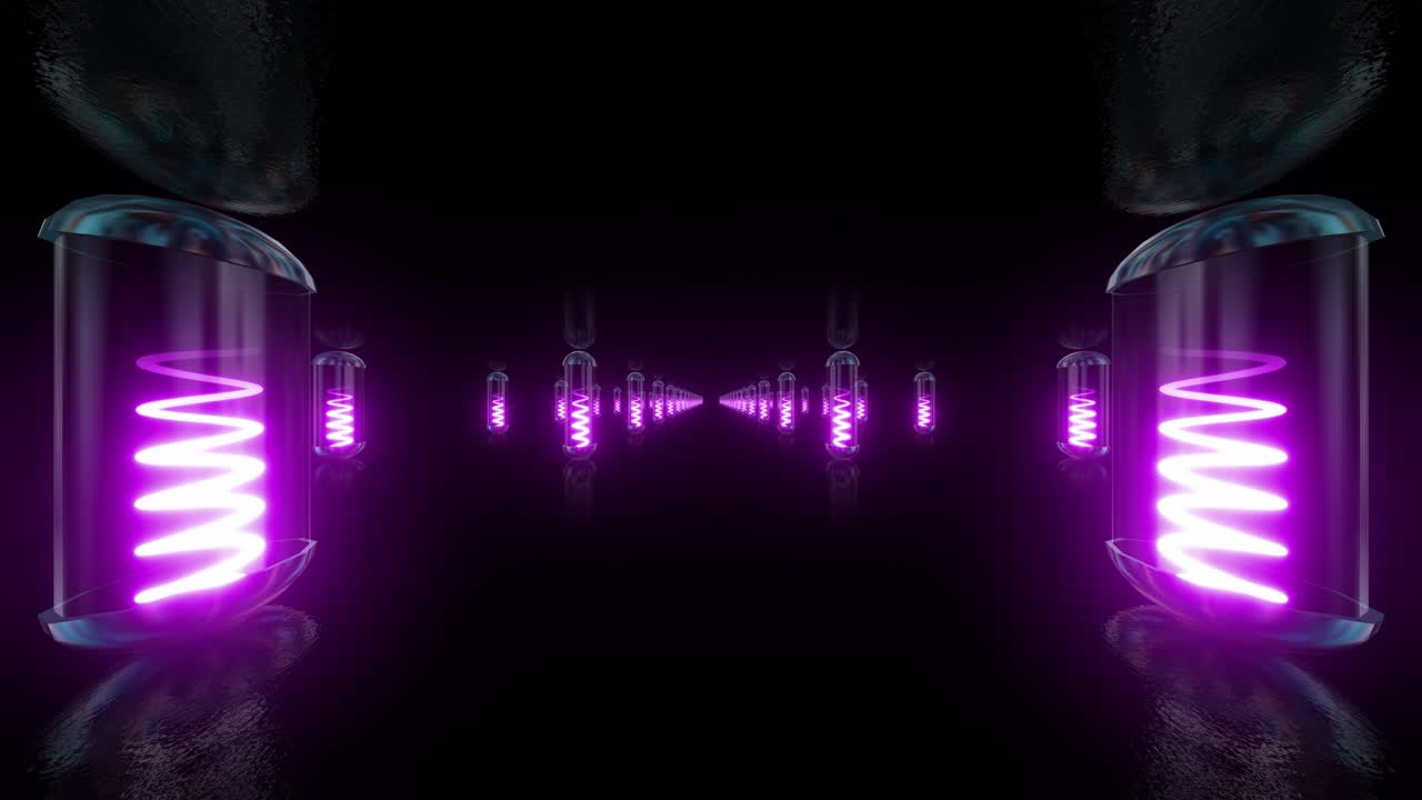 Tunnel neon rosa
