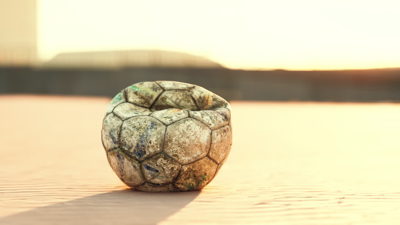 아무도 없는 해변에서 홀로 공