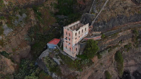 echoes of the past: aerial views of casa hamilton on the island of tenerife