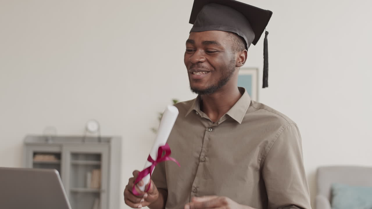 Graduation Day by Internet at Home