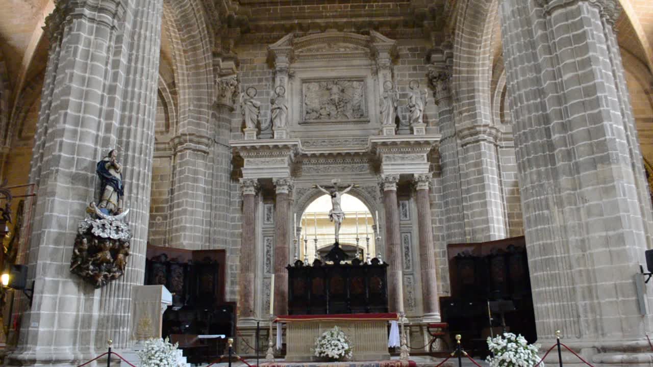 A Catedral de Cádis. Andaluzia, Espanha