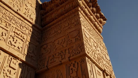 ancient ruins of an archaeological site in the desert