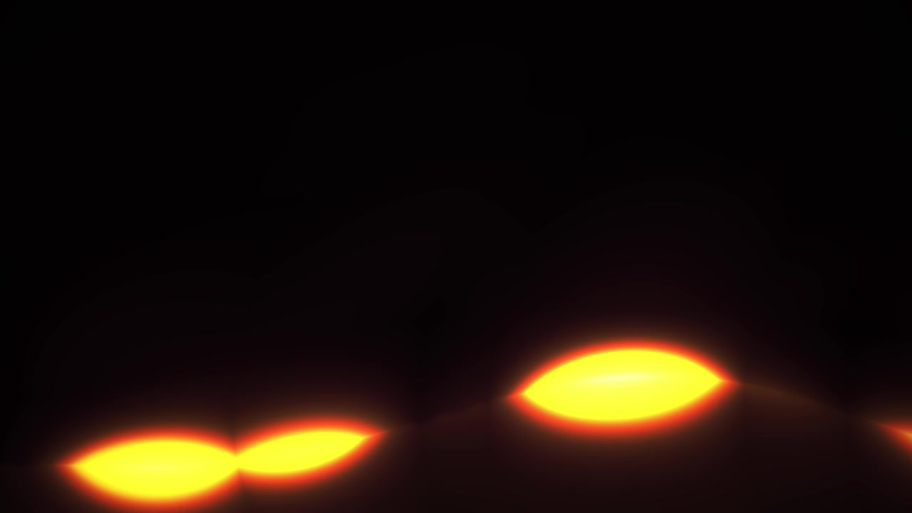 Dynamic Abstract Orange and Yellow Light Patterns