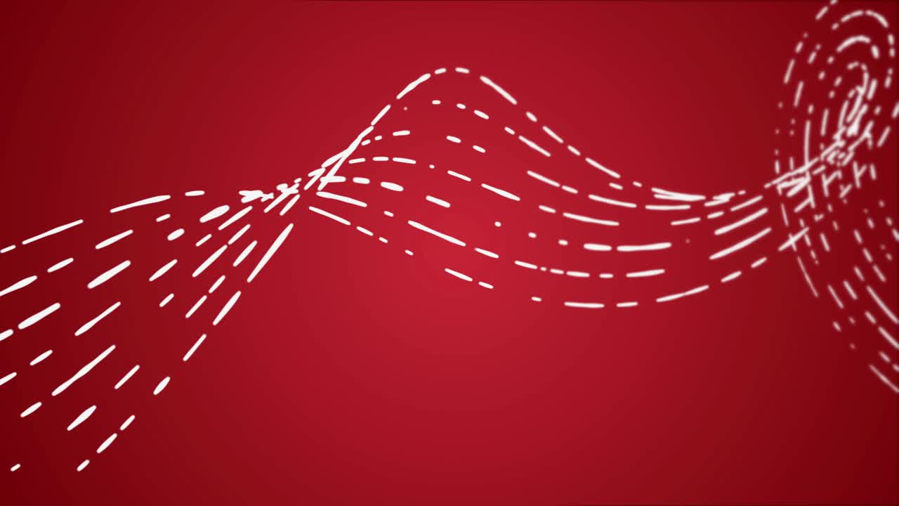 추상적인 네온 밝은 깨진 선 배경 루프 빨간색 색