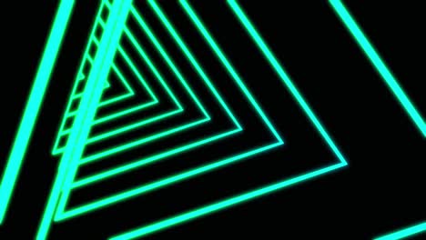 neon green triangle abstract background