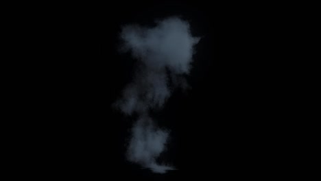 ultra realistic fiery explosion from a bomb or gas with black thick smoke on an isolated black background.