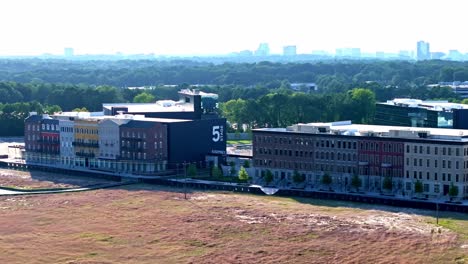 third rail studios buildings at assembly, aerial