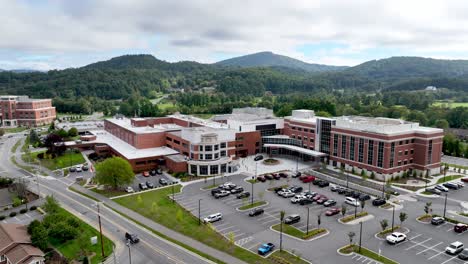 aerial orbit appalachian regional healthcare system in boone nc, north carolina a unc healthcare system hospital