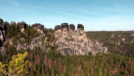 saxon switzerland national park - majestic rock formations