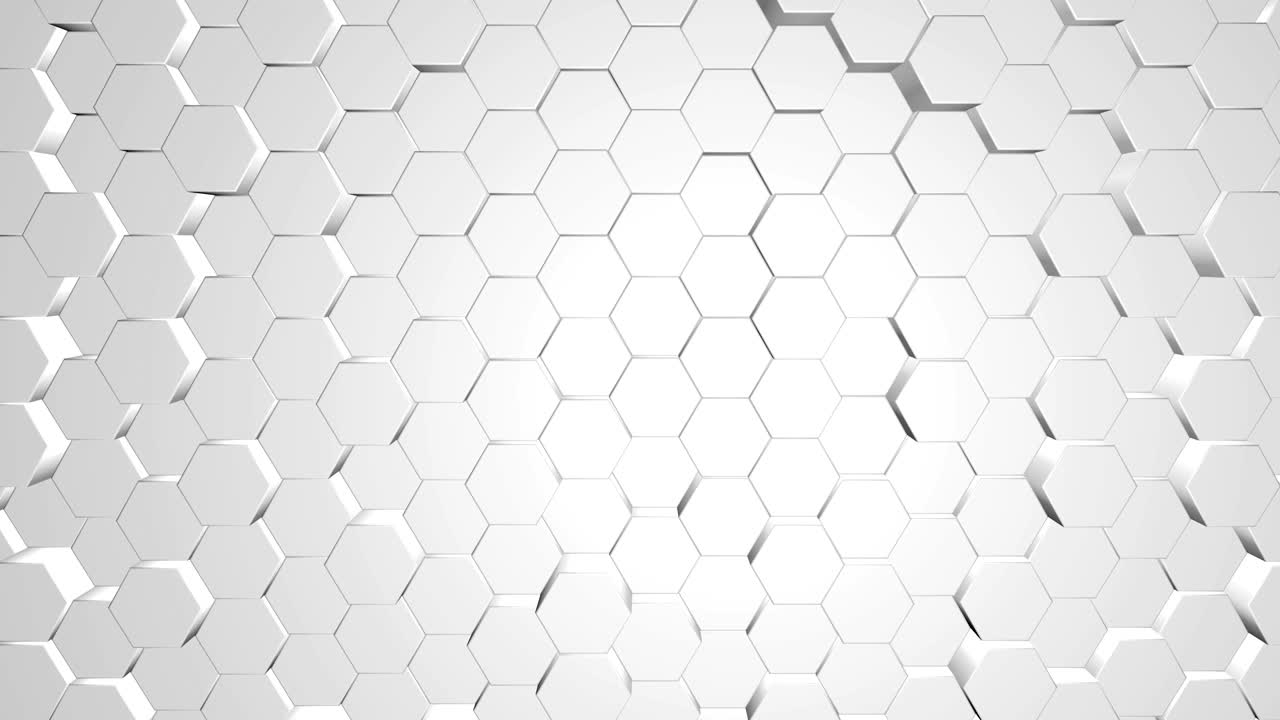 el fondo es de hexágonos blancos.