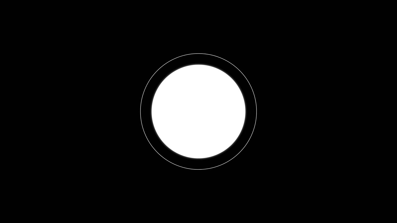 Minimalist Circular Loading Animation Filling Up