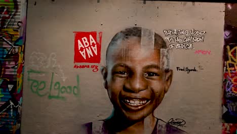 abaana, the graffiti tunnel, waterloo, london, united kingdom