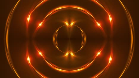 gold fractal lights
