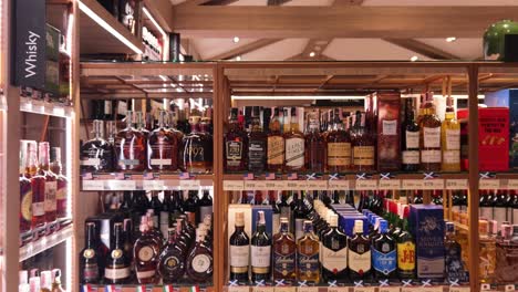 liquor store display