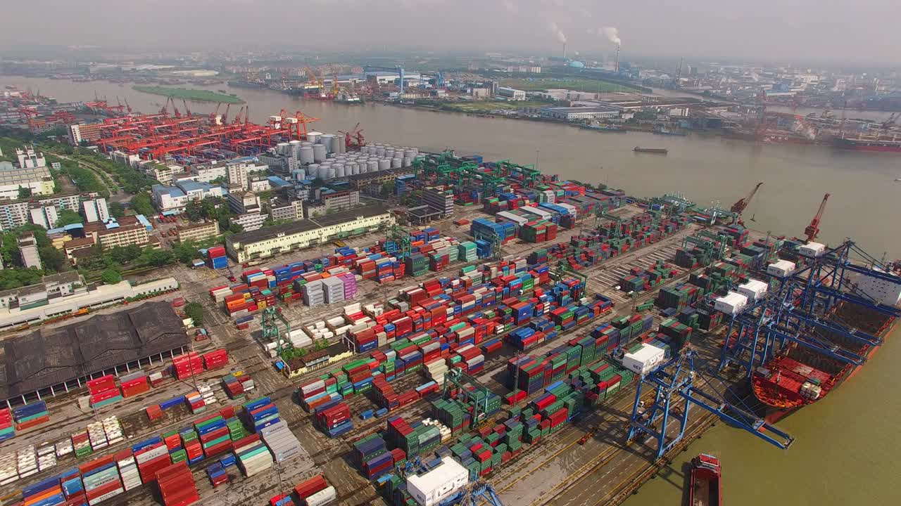 상하이 컨테이너 항구