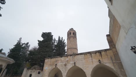 view of sanliurfa great mosque in turkey