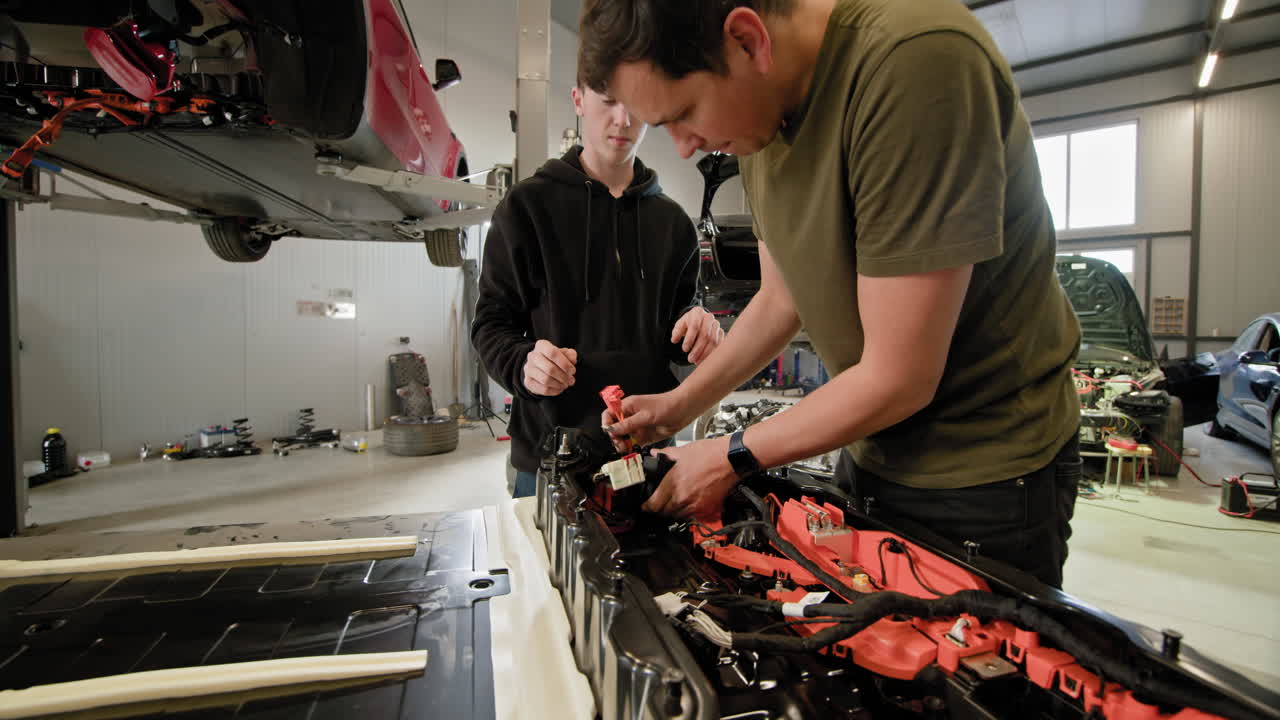 Electric Vehicle Battery Maintenance and Repair