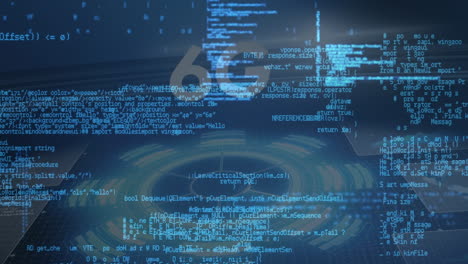 animation of 6g text and data processing over scope scanning
