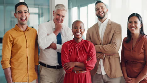 Business-people,-laughing-portrait