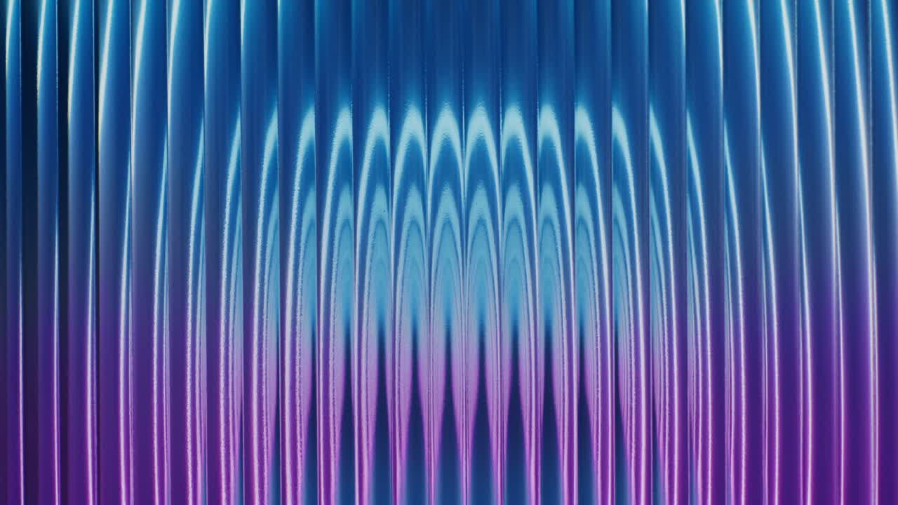 Abstract Neon Curtains