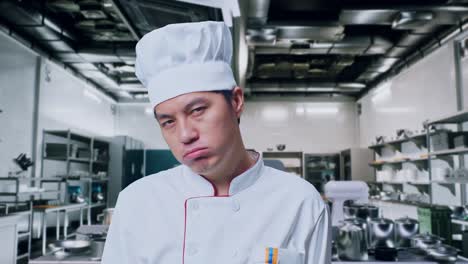 el chef estresado