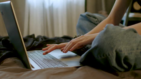 close up view of a girl hands