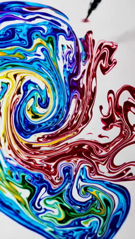 colorful abstract liquid art