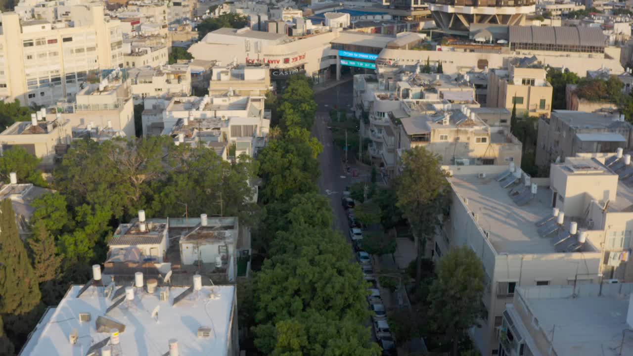 텔아비브 시내 풍경 항공 사진