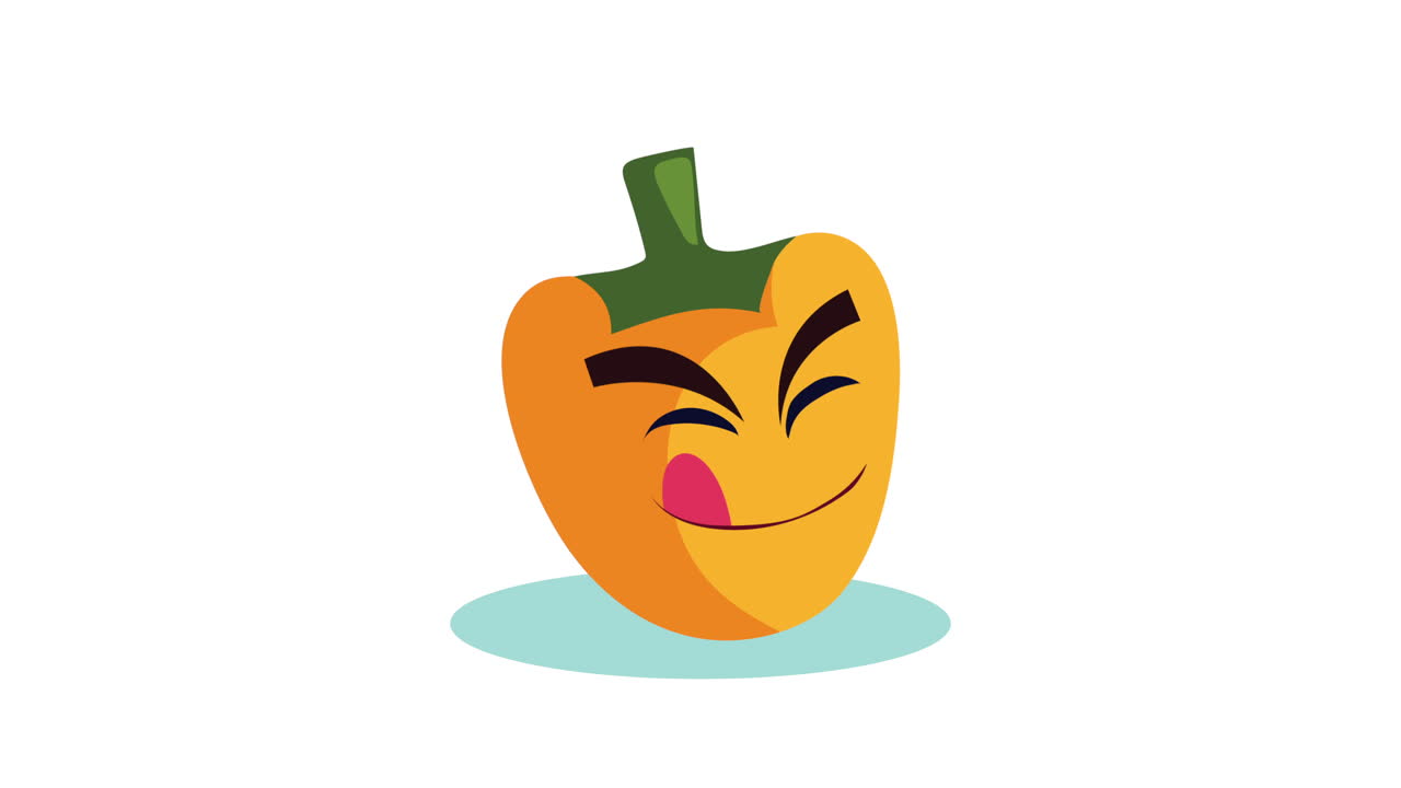 pimienta de dibujos animados divertidos