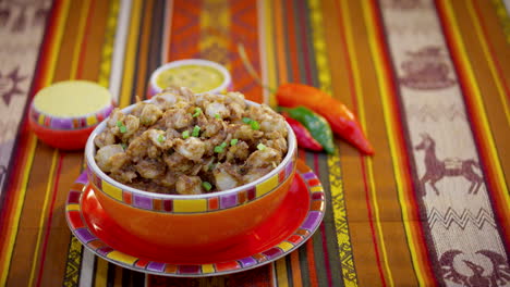 mote sucio dish from ecuador